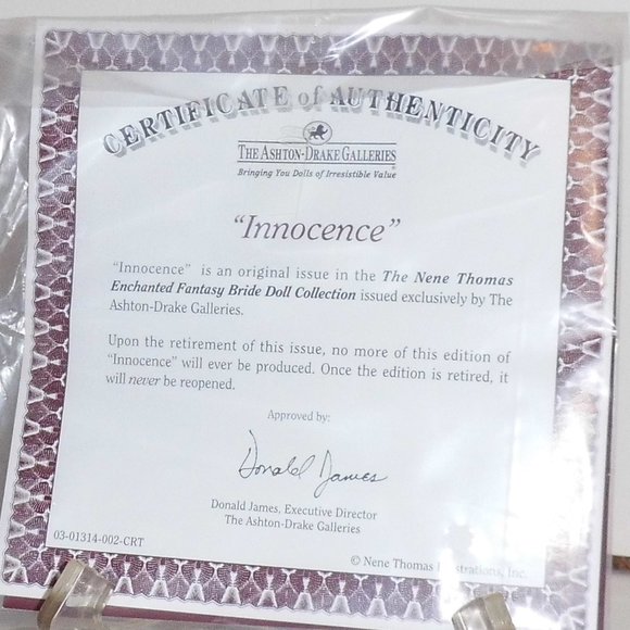 The Nene Thomas  Enchanted Fantasy Bride Doll Collection - Picture 8 of 8